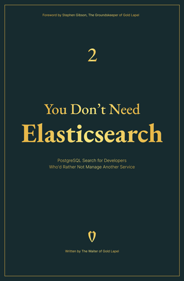 You Don't Need Elasticsearch book cover
