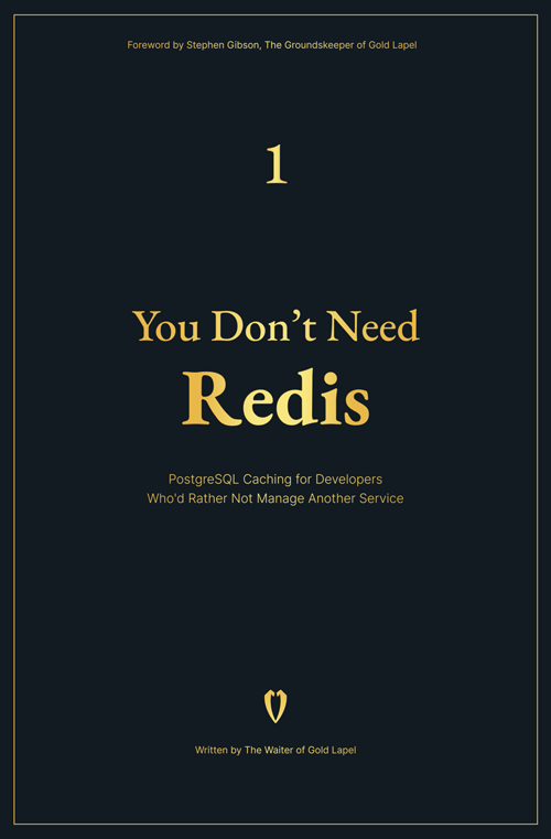You Don't Need Redis book cover